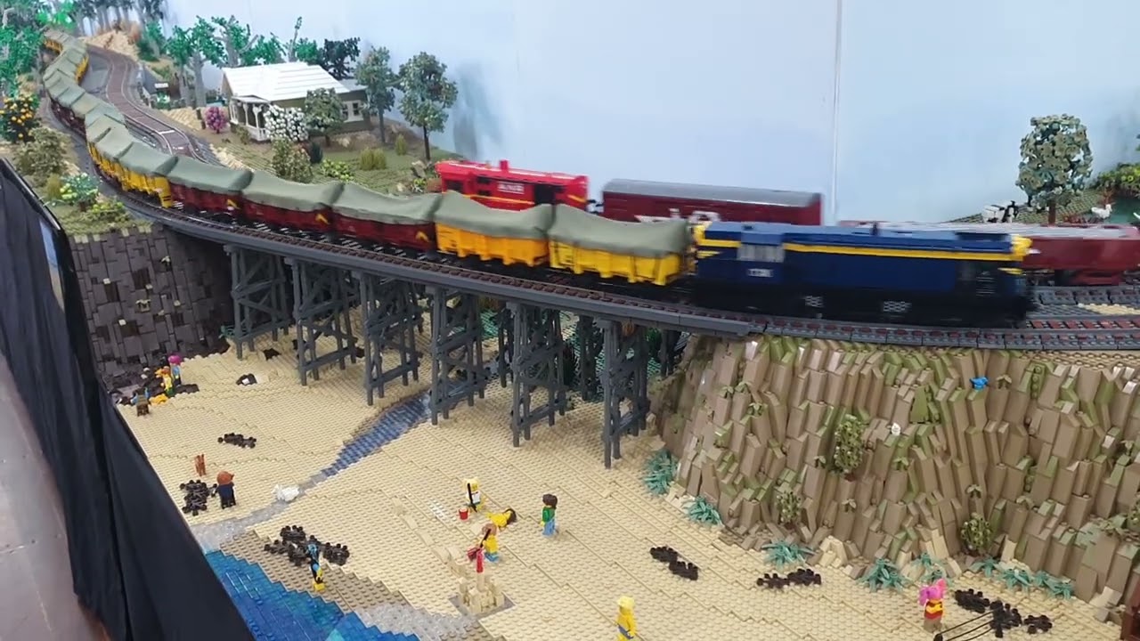 Lego Trains At BrickGambier 2023