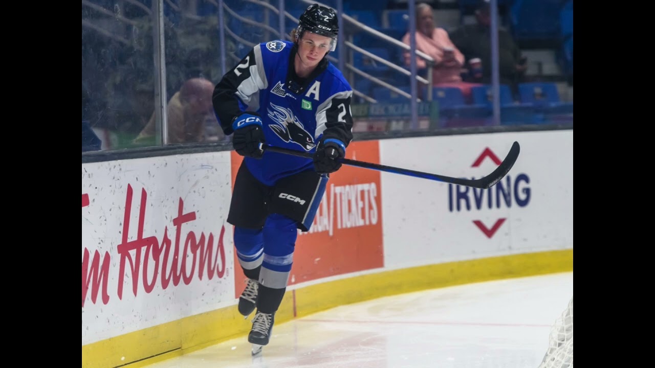 Saint John Sea Dogs Defenseman Nate Tivey (02/17/25)