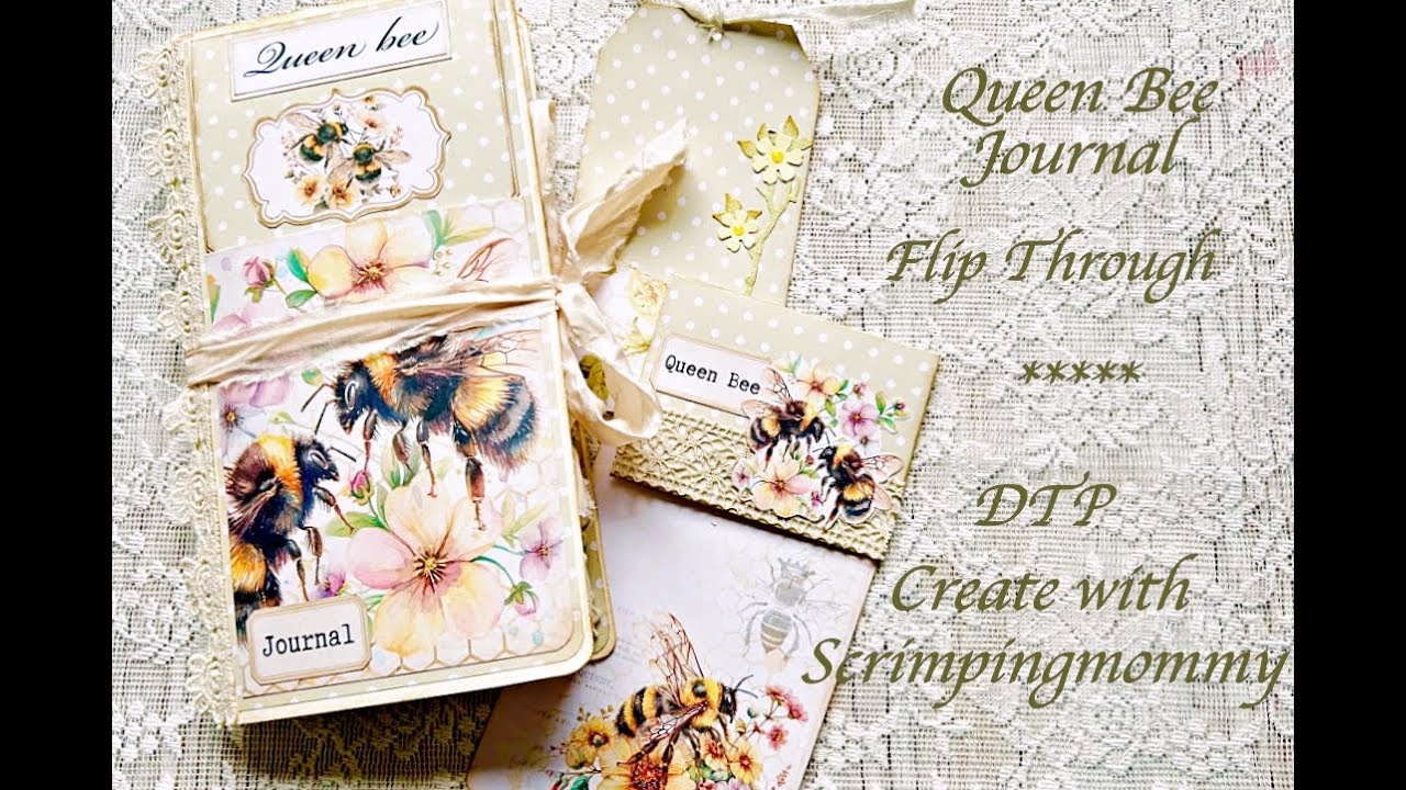 Queen Bee Joy Journal flip through DTP @Scrimpingmommy