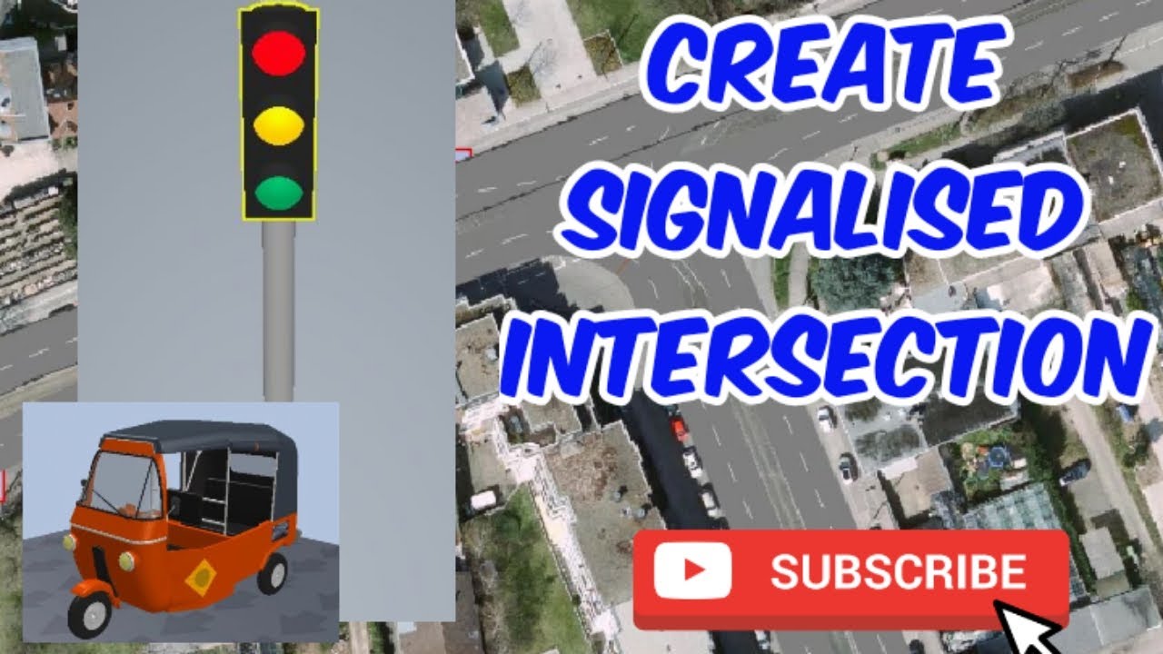 VISSIM Tutorial 5 - How to create Signalised Intersection in Vissim || Signal Design at Intersection