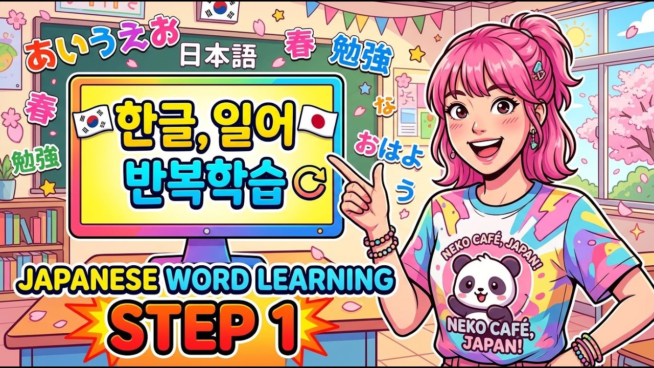 [1과 1~20] 일본어 기초단어 1단계, 이 영상을 보고 나면 일본어가 내 입에서 자동으로 흘러나온다?!