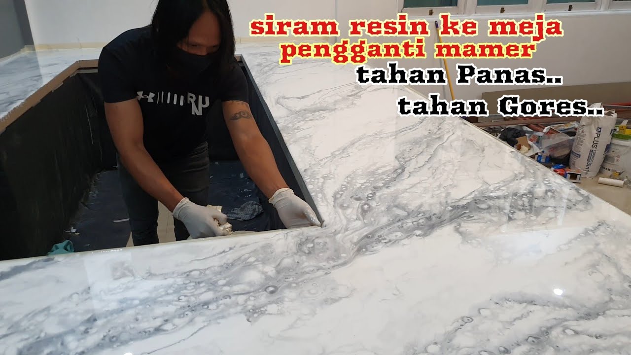 RESIN JENIS INI BISA MENJADI PENGGANTI MARMER DAN GRANITE.  APALAGI SHOLID SURFACE