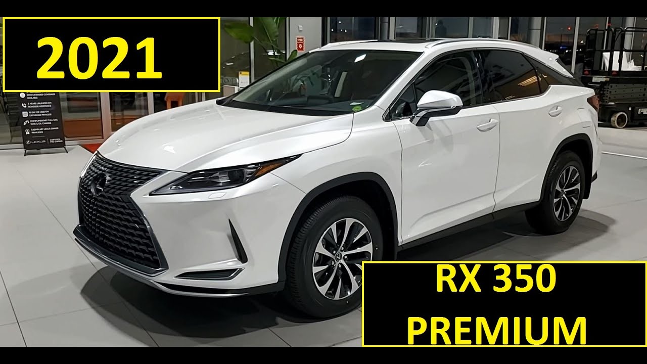 2021 Lexus RX 350 Premium Package Eminent White Pearl with Glazed Caramel Review of Feature and Look