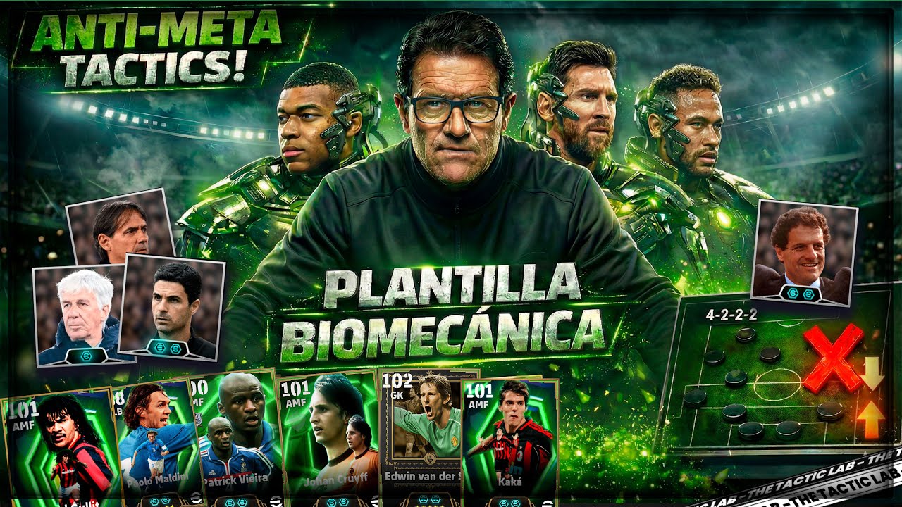 Esta Plantilla Anti-Meta Biomecánica ROMPE eFootball 2026