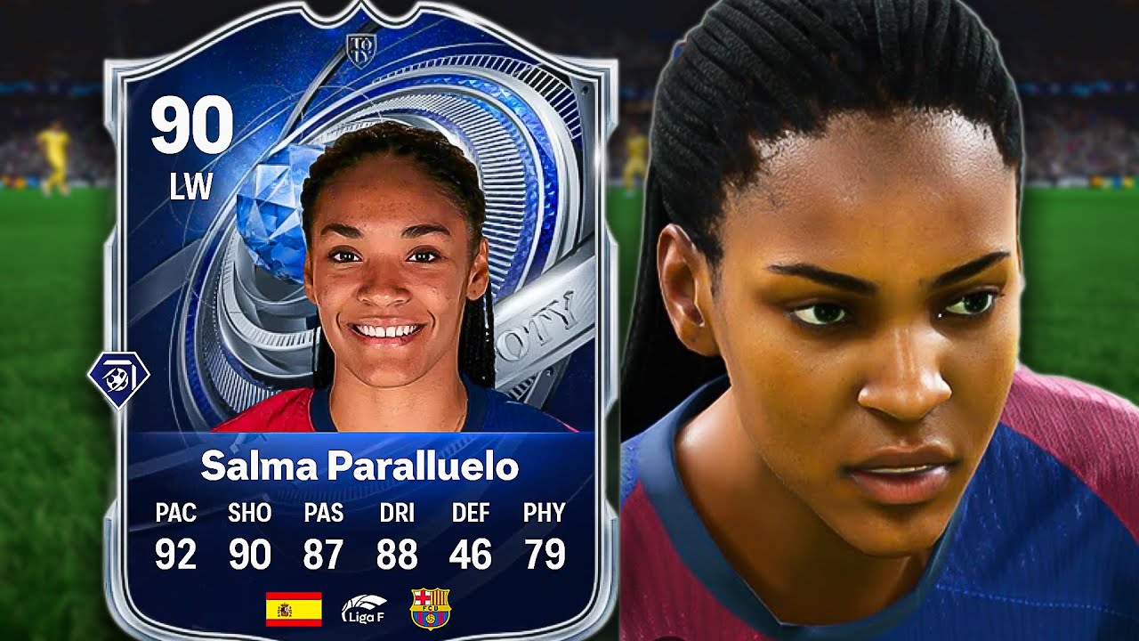 Best Winger 🏆 90 'Inside Edge' Salma Paralluelo Player Review 🔥 FC26 Ultimate Team