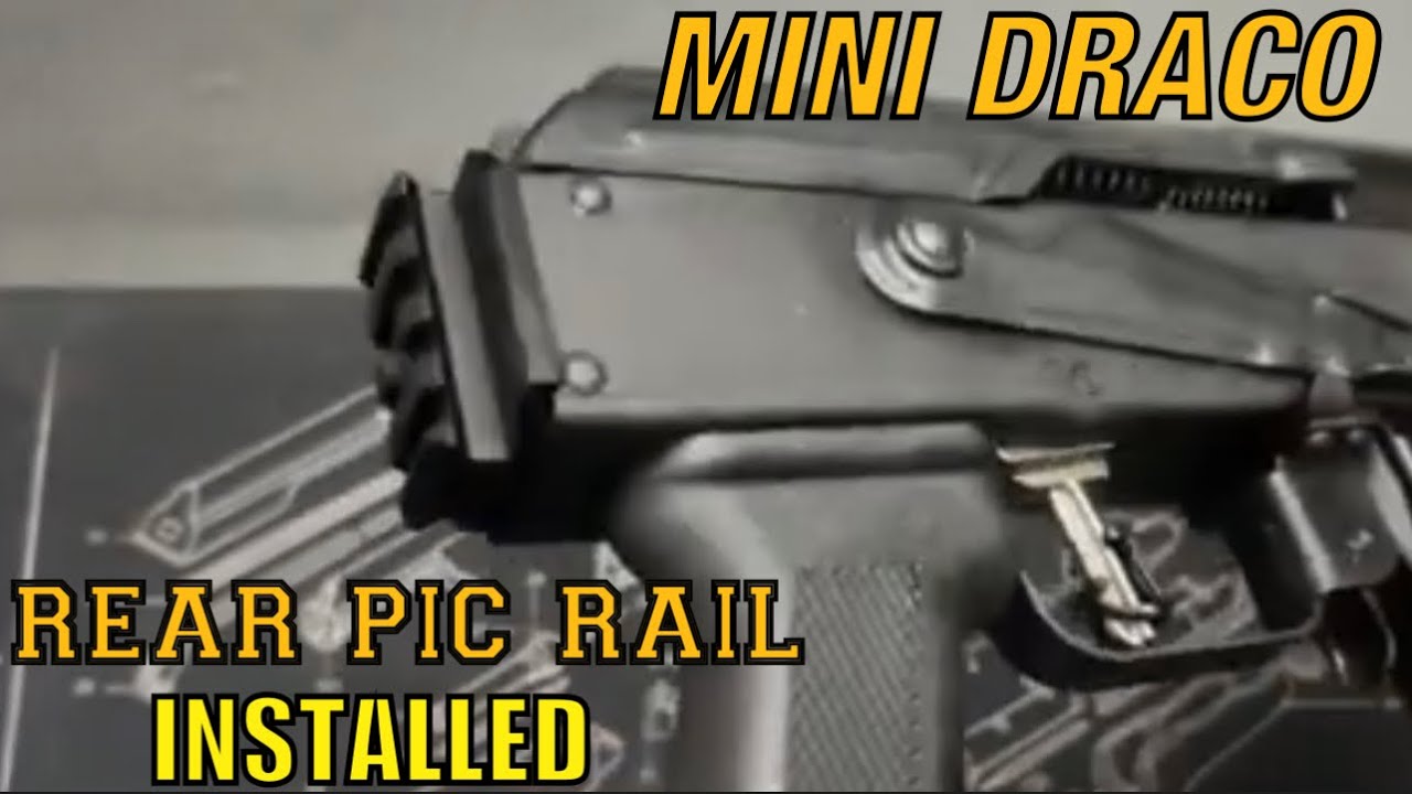 NEW DRACO UPDATE -Buttplate Rail Maintenance Pic Rail INSTALLATION