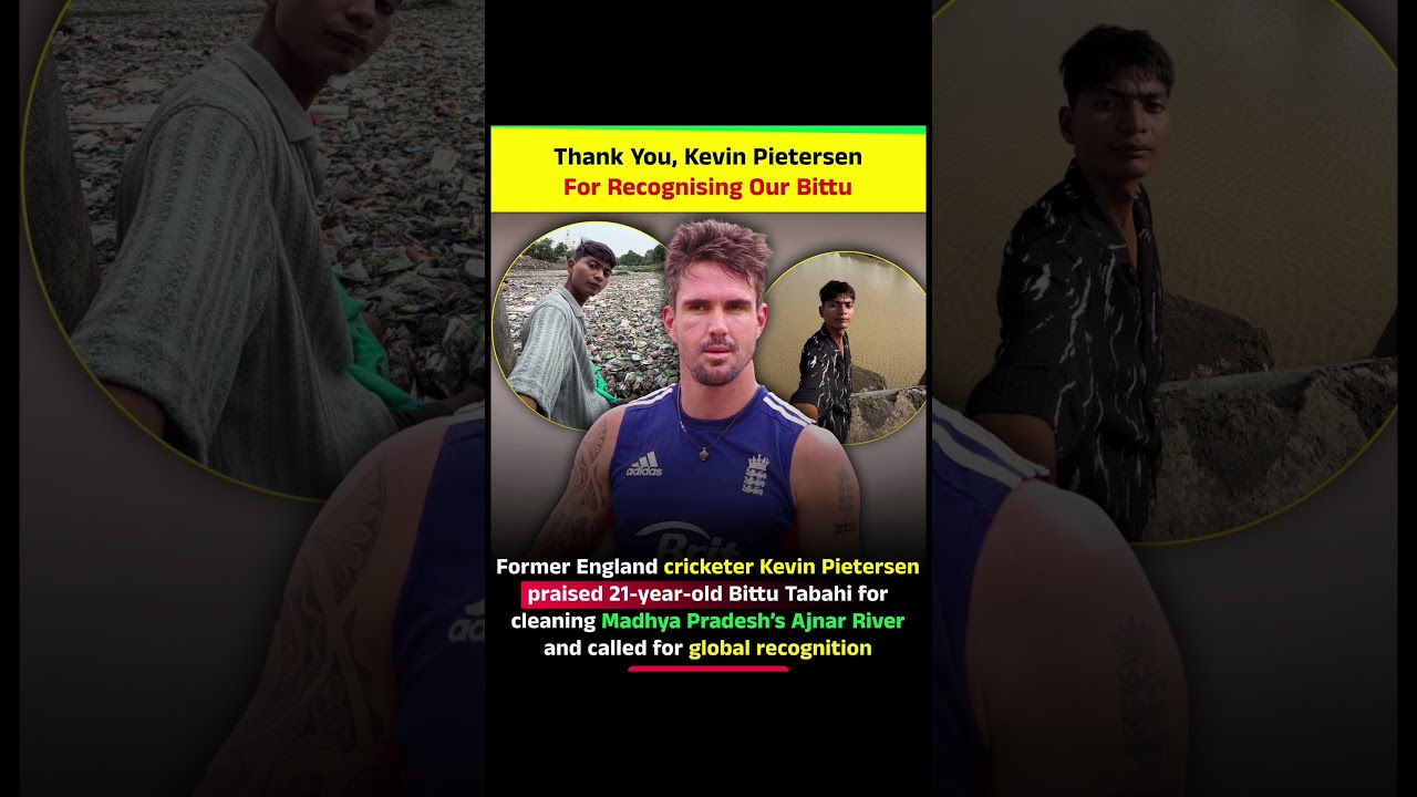 🌍 Kevin Pietersen Praises India&rsquo;s River-Cleaning Hero! 🇮🇳