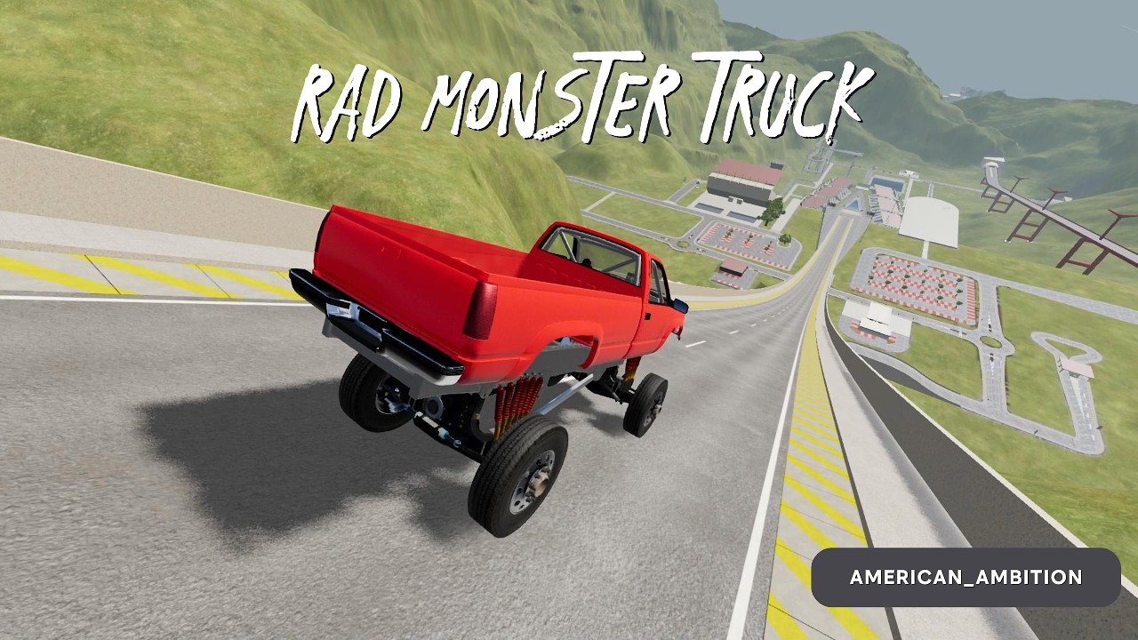 High-Speed Monster Truck Jumps & Epic High-Speed Jumps & Brutal Crashes | BeamNG Drive