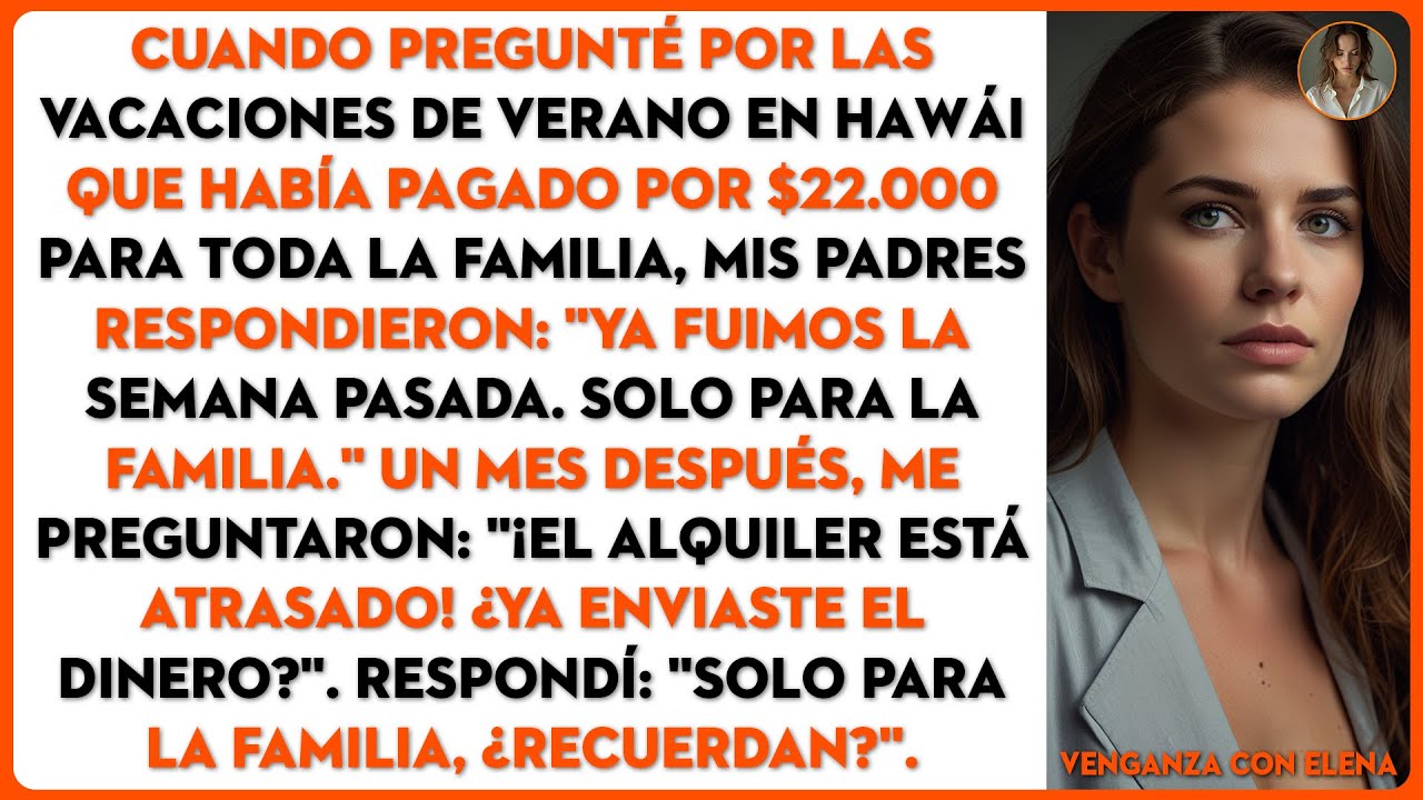 Mis padres respondieron: "¡Toda la familia ya fue la semana pasada!", cuando les pregunté por...