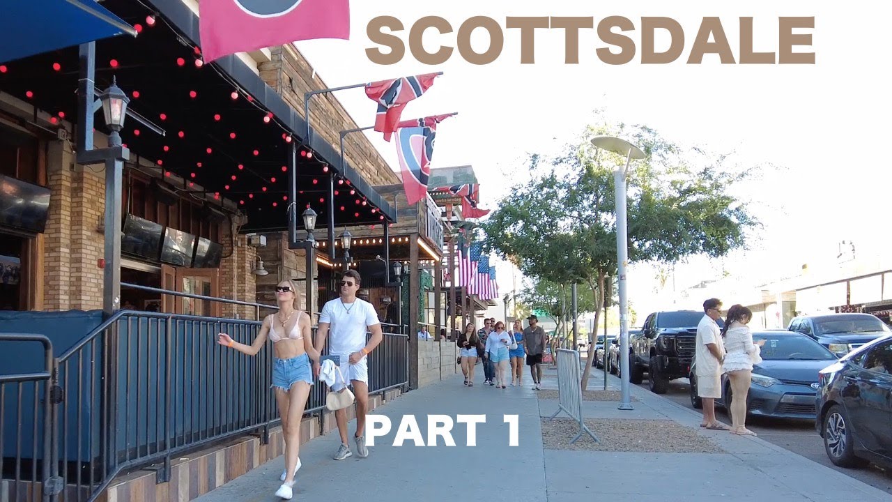 Scottsdale - Arizona - Fashion Square - Walking Tour