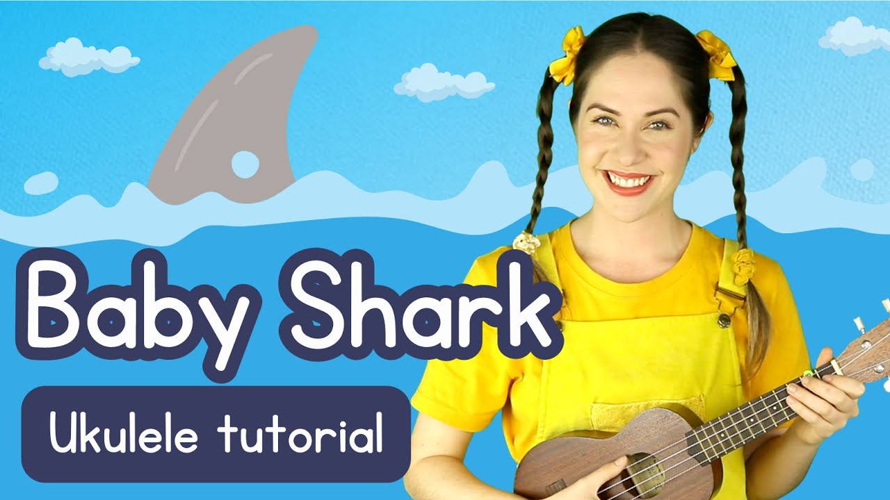 Baby Shark | ukulele tutorial | learn to play