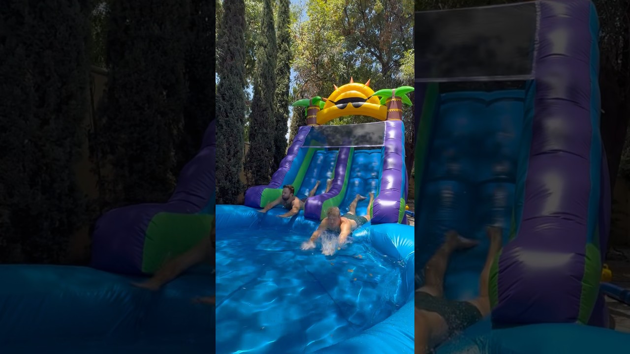 Testing TEMU Waterslides!
