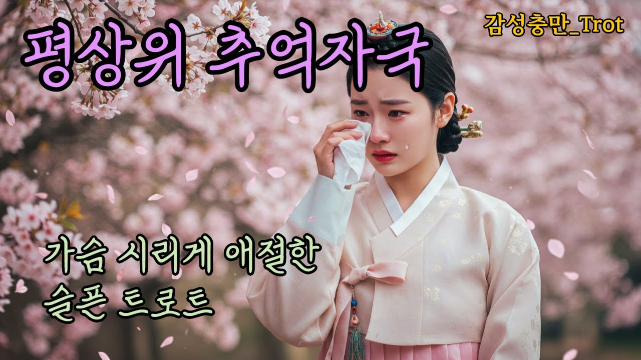 가슴 시리게 애절한 슬픈 트로트_평상위 추억자국 