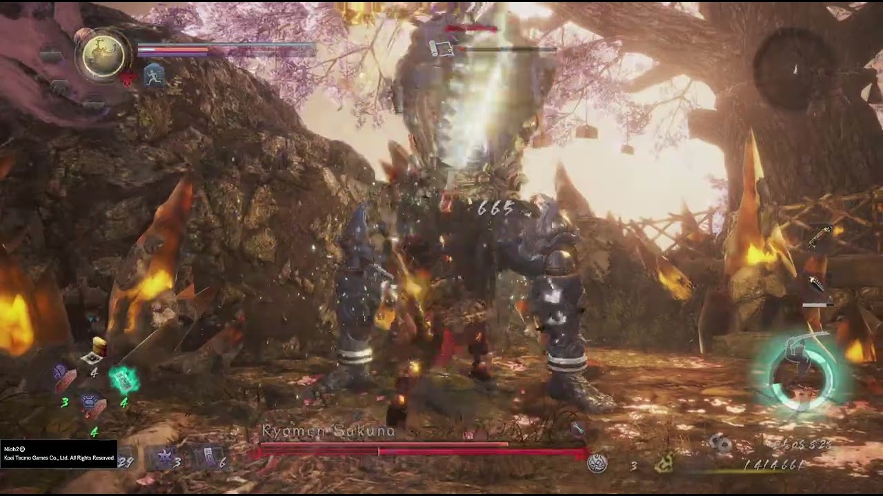 Nioh 2 Vs Ryomen Sukuna Boss fight Special mission