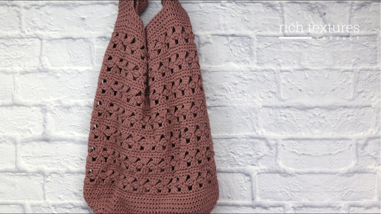 Lucky Stripes Market Bag Crochet Pattern