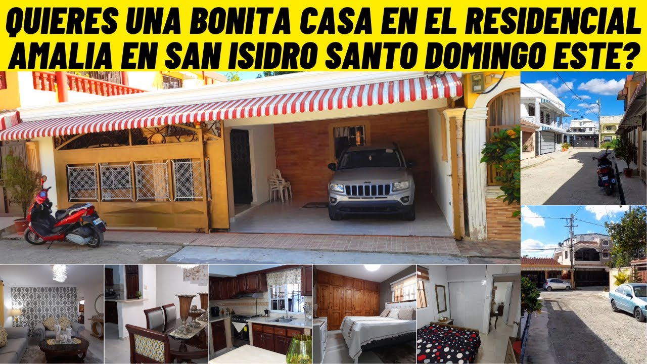 CASA BONITA en el Residencial AMALIA de San Isidro en Santo Domingo Este