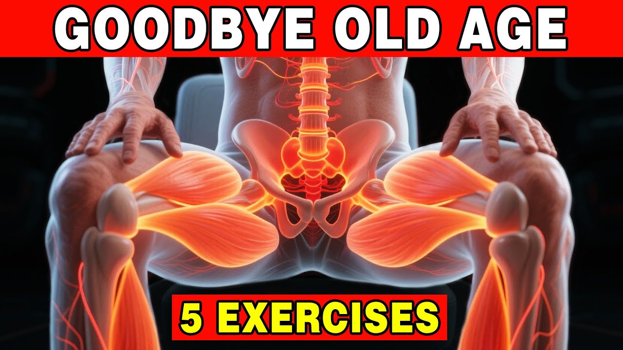 За 60? 5 простых упражнений на стуле для укрепления коленей! | Здоровье пожилых людей