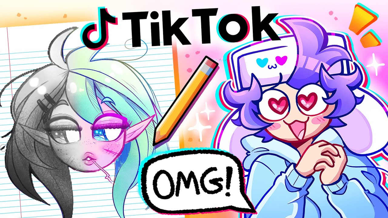 TRYING CRAZY TIKTOK ART HACKS...🤩🤯