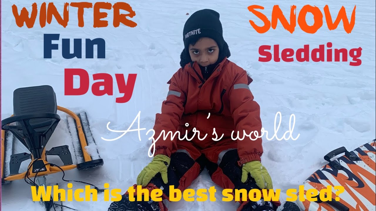 Snow Sledding|&Aring;ka pulka| Winter outdoor Activities In Sweden|winter sled |Snow Day Sledding 2021Vlog