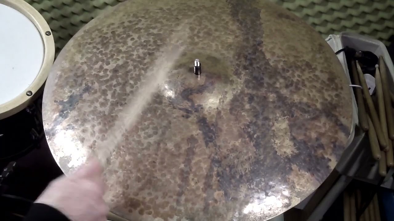 21 OSC II Extra Light Turk Ride Cymbal, 1890g - Handcrafted cymbals by Craig Lauritsen