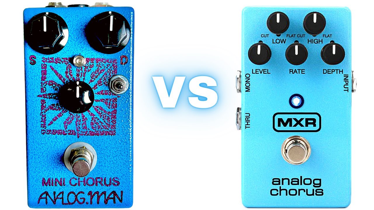 Analogman Mini Chorus vs MXR Analog Chorus
