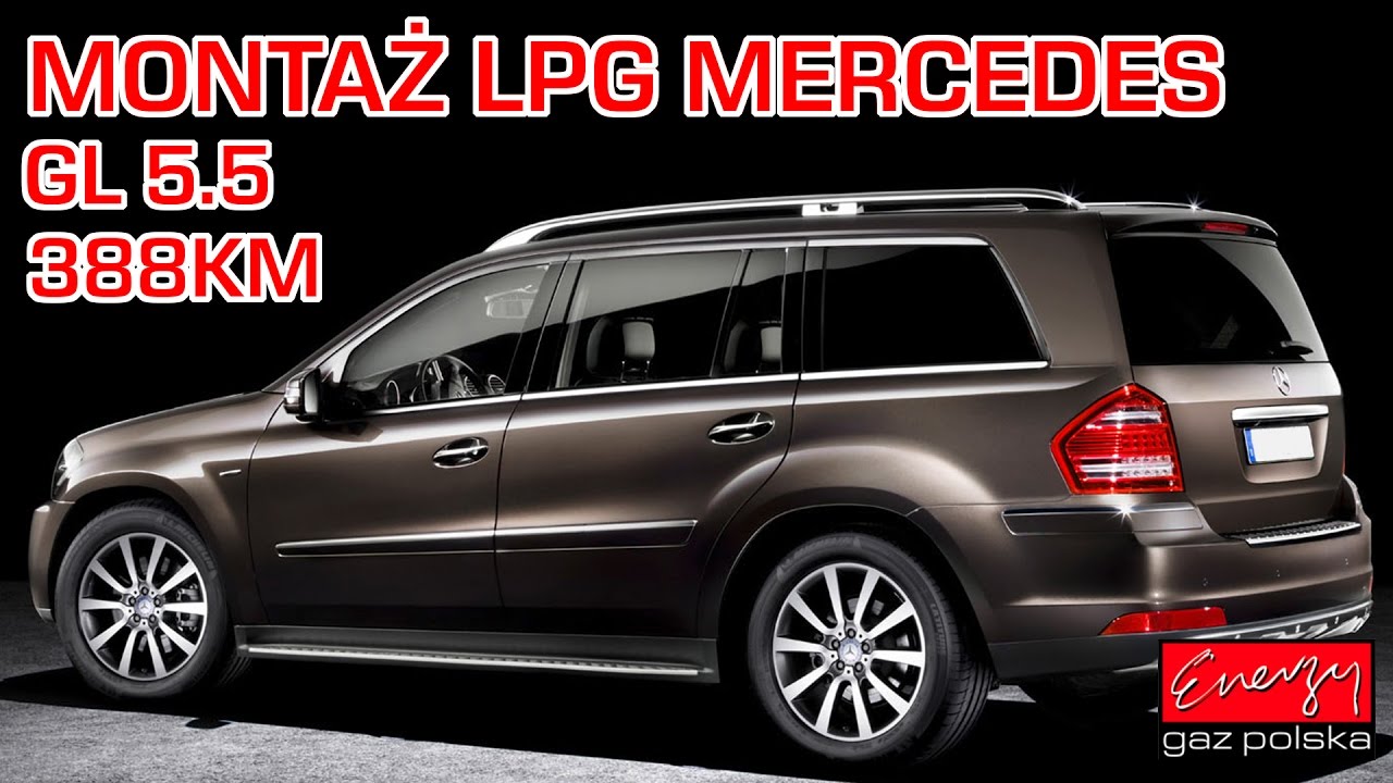 Montaż LPG Mercedes GL z 5.5 388KM 2009r w Energy Gaz Polska na gaz BRC Sequent P&D