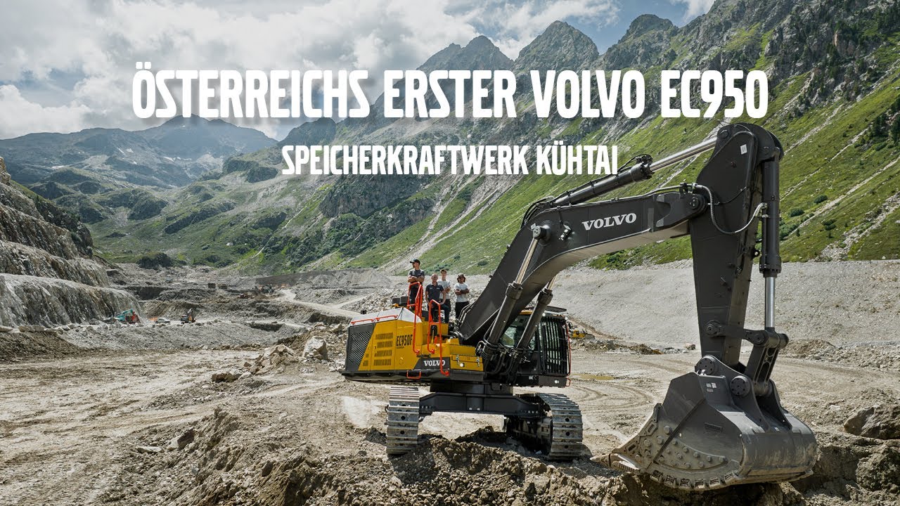 Österreichs erster Volvo EC950 | Speicherkraftwerk Kühtai