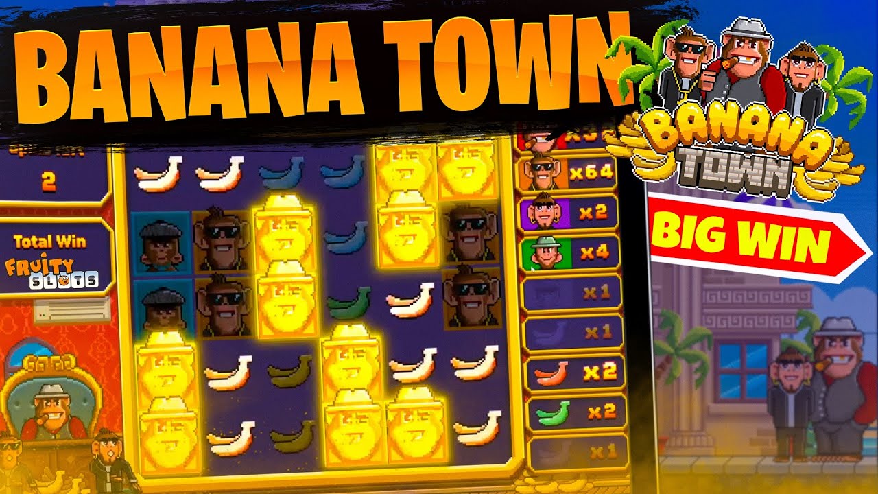 NEW RELAX GAMING SLOT 🍌 BANANA TOWN 🍌 WINS BIG AGAIN!