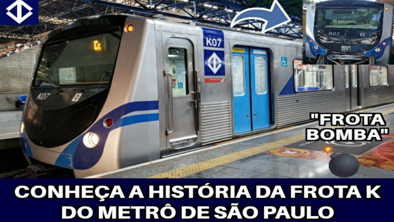 Conheça a história da frota K do Metrô de São Paulo 💣