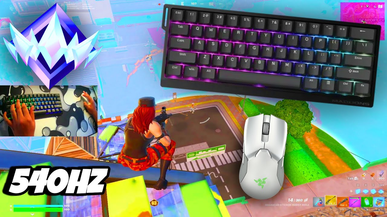 MAD60HE ASMR🤩 Solo Cash Cup 💰 Satisfying Keyboard Fortnite 540 FPS Smooth 4K