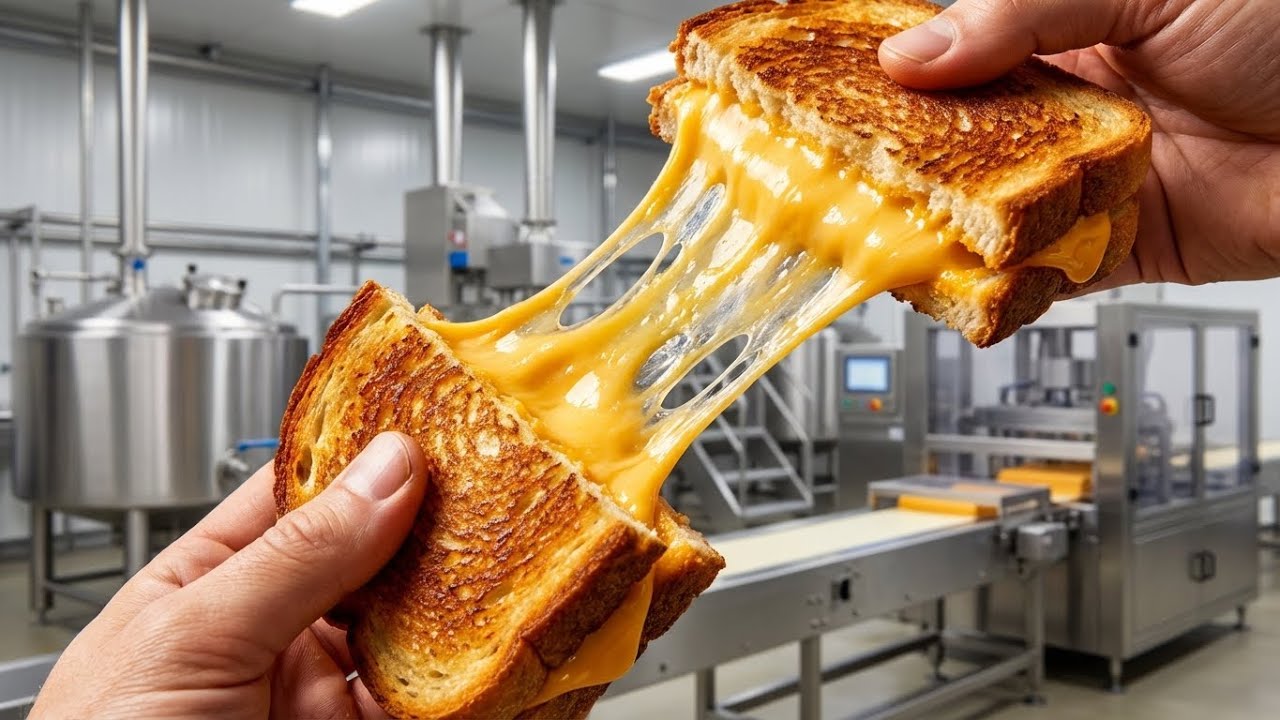 Inside the Melting Pot: How Hard Cheddar Becomes Stretchy American Cheese