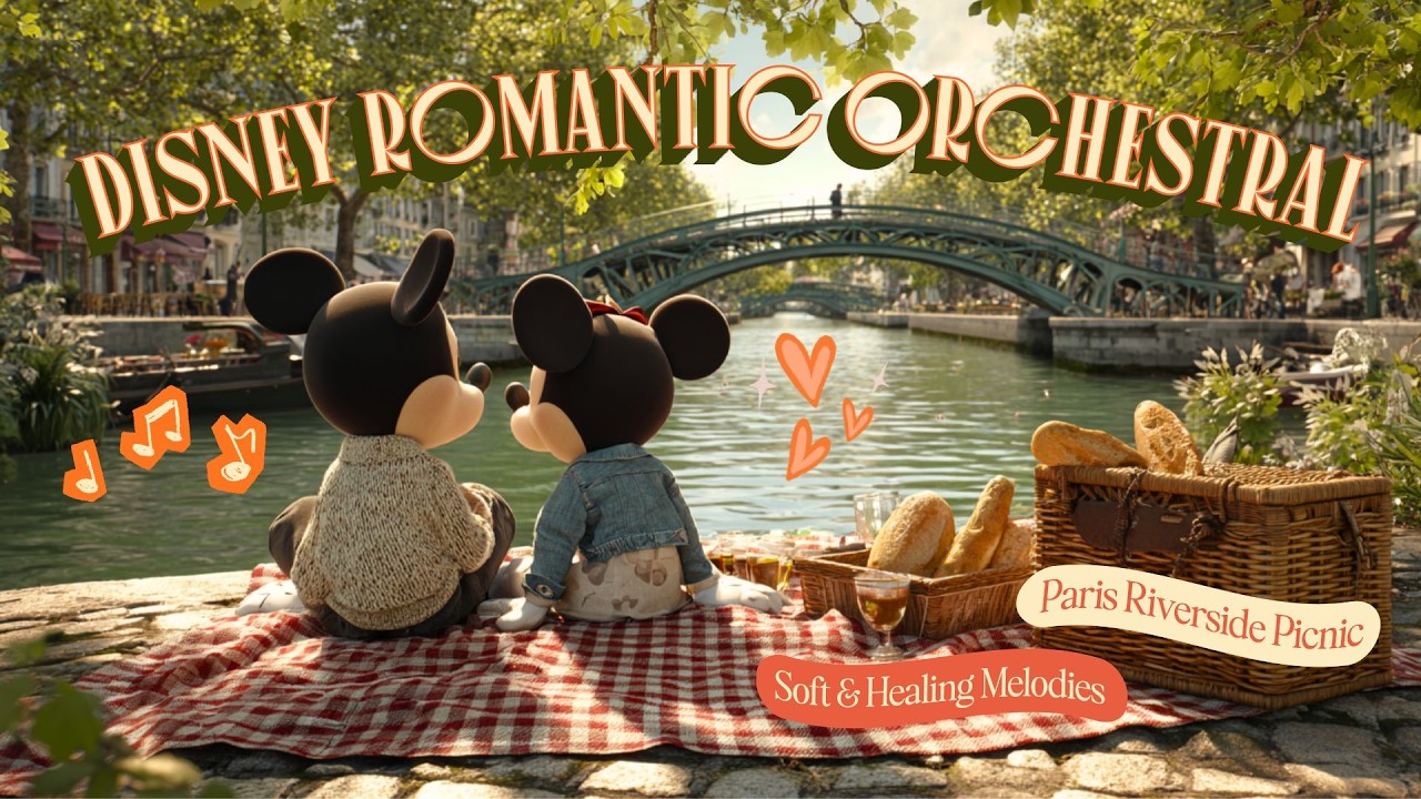 🥖 Magical Disney Paris Picnic Symphony 🎻 Romantic Orchestral ✨ Happy Spring Morning