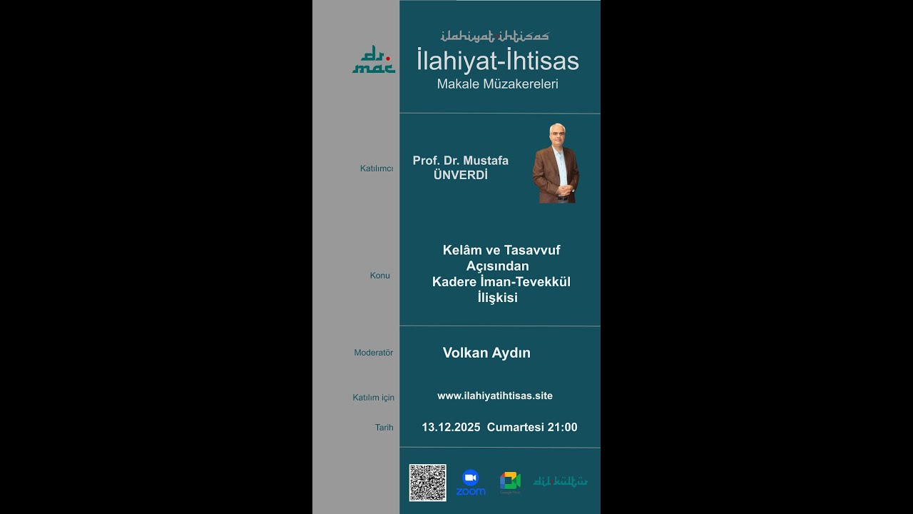 Prof. Dr. Mustafa ÜNVERDİ  ile Makale Müzakeremiz