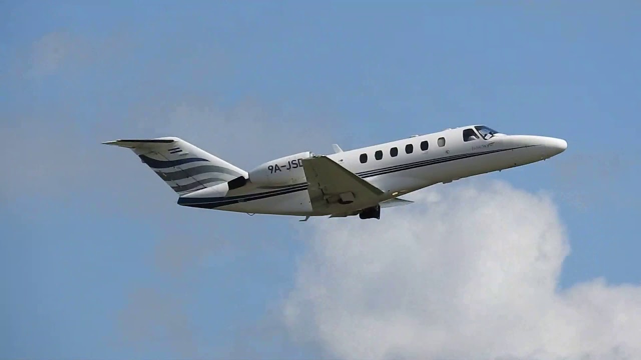 Вылет из Гомеля  (UMGG)  Jung Sky  9A-JSD Cessna 525A CitationJet CJ2 03.06.2020
