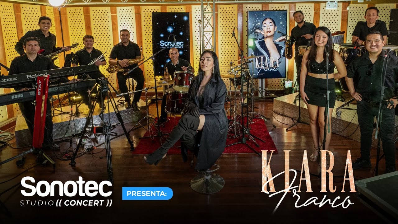 Kiara Franco en Sonotec Studio Concert