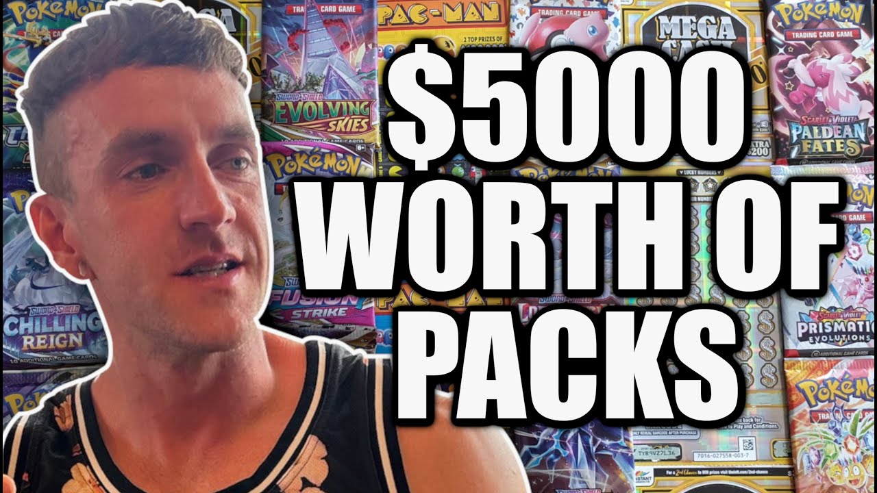 $1000 SPENT!! Pokemon Booster Packs VS $1000 Lottery Scratch Tickets WHICH WILL RETURN MORE PROFIT??