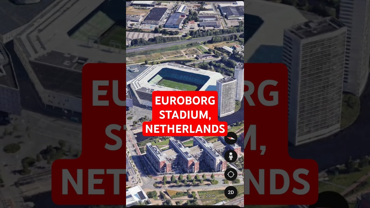 Euroborg Stadium, Netherlands home ground of FC Groningen #stadium #fcgroningen