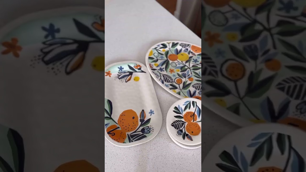 Summer Melamine Serveware