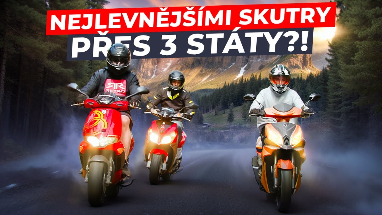 NA NEJLEVNĚJŠÍCH SKÚTRECH PŘES 3 STÁTY EVROPY?  | ŠITBOX TOUR na 2 koolech | film
