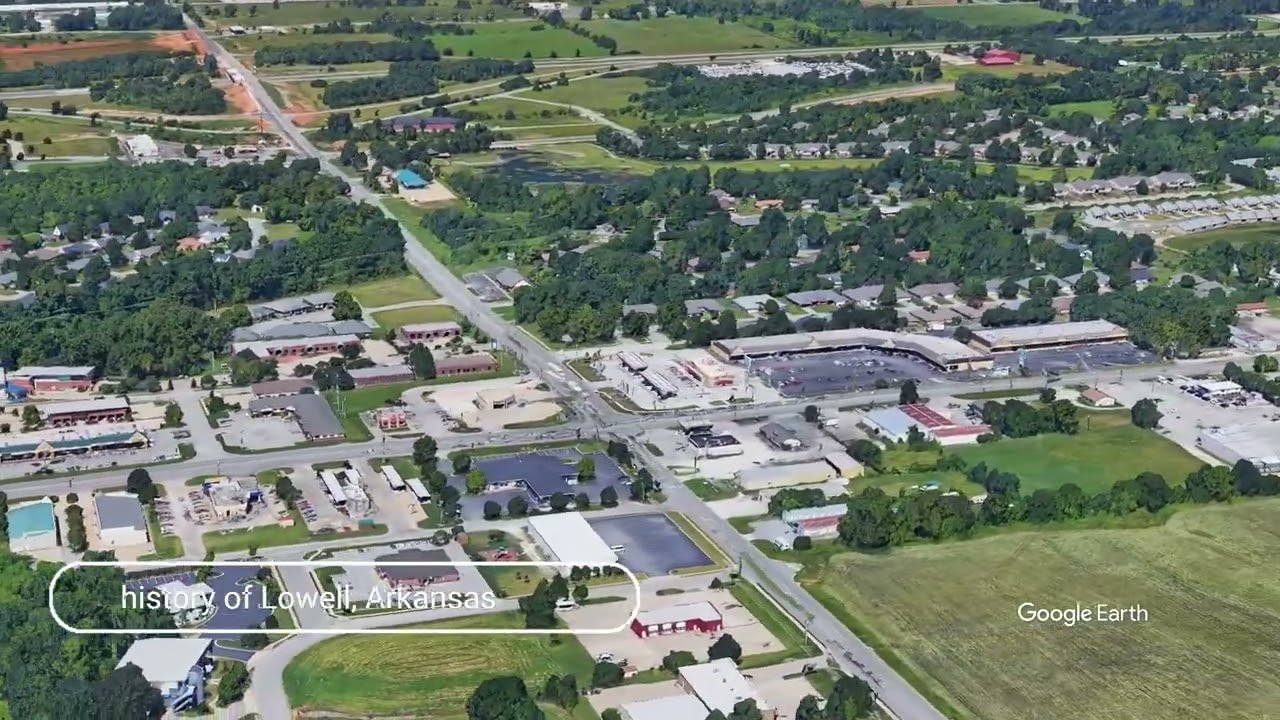The history of Lowell, Arkansas
