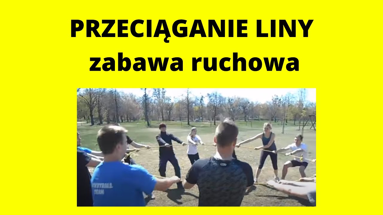 NIETYPOWE PRZECIĄGANIE LINY - ZABAWA RUCHOWA