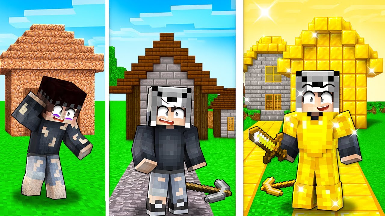 FAKİR HAYATINDAN MİLYONER OLARAK GELİŞİM - Minecraft