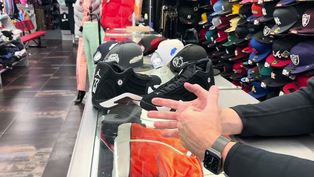 Nike Air Jordan 14 Black White at Street Gear - Hempstead NY