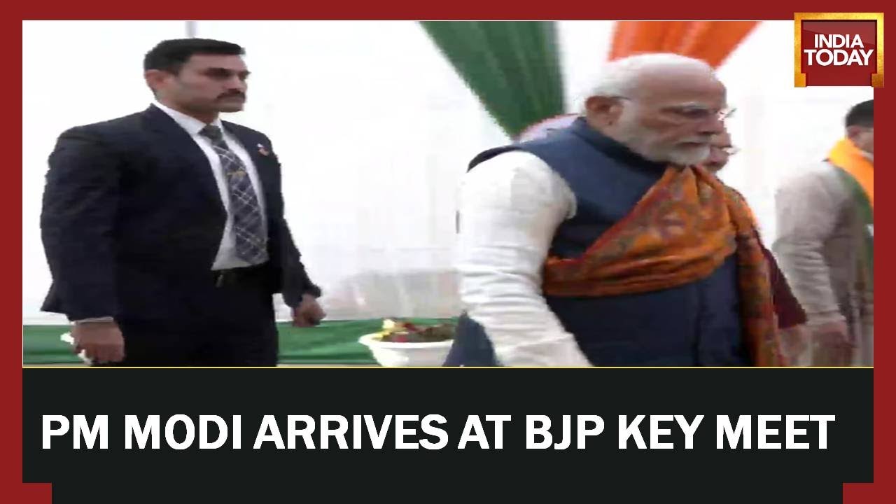 PM Modi Arrives At BJP Key Meet In Delhi, Main Focus On Upcoming Election 2024