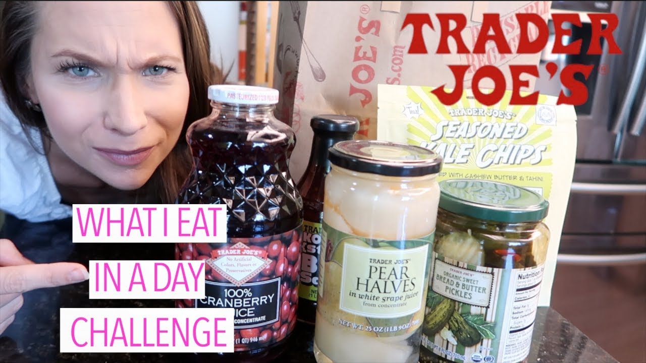 What I Eat In A Day Trader Joes Challenge + Chronometer! How Much Do I Eat?!