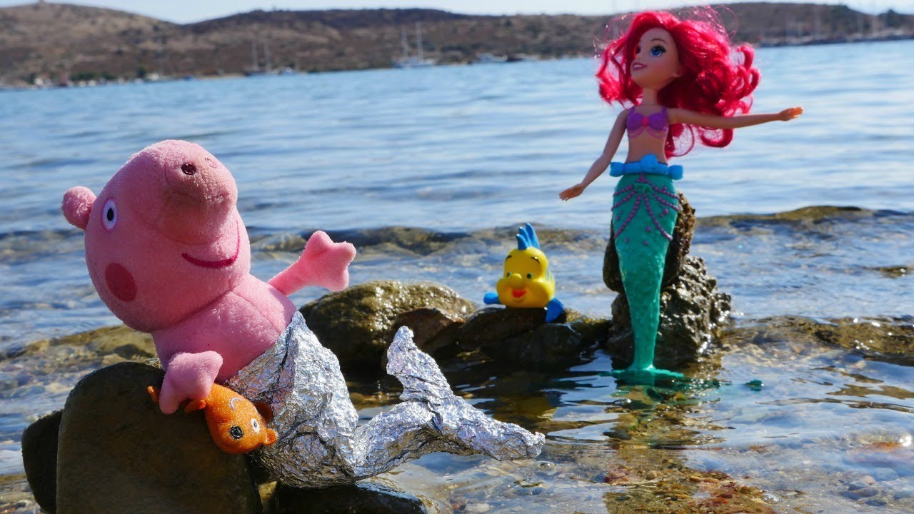 Peppa Wutz und Arielle die Meerjungfrau - Spielspa&szlig; am Meer