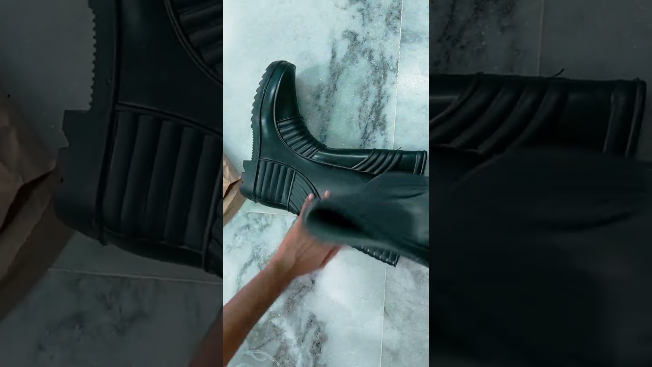 Amazon Unboxing - Gumboot For Man - Free Size Gumboot Unboxing Video