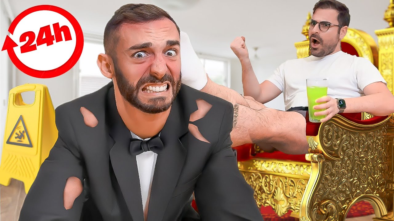 SCHIAVO di uno YOUTUBER per 24 ORE!! *Me ne sono Pentito!*