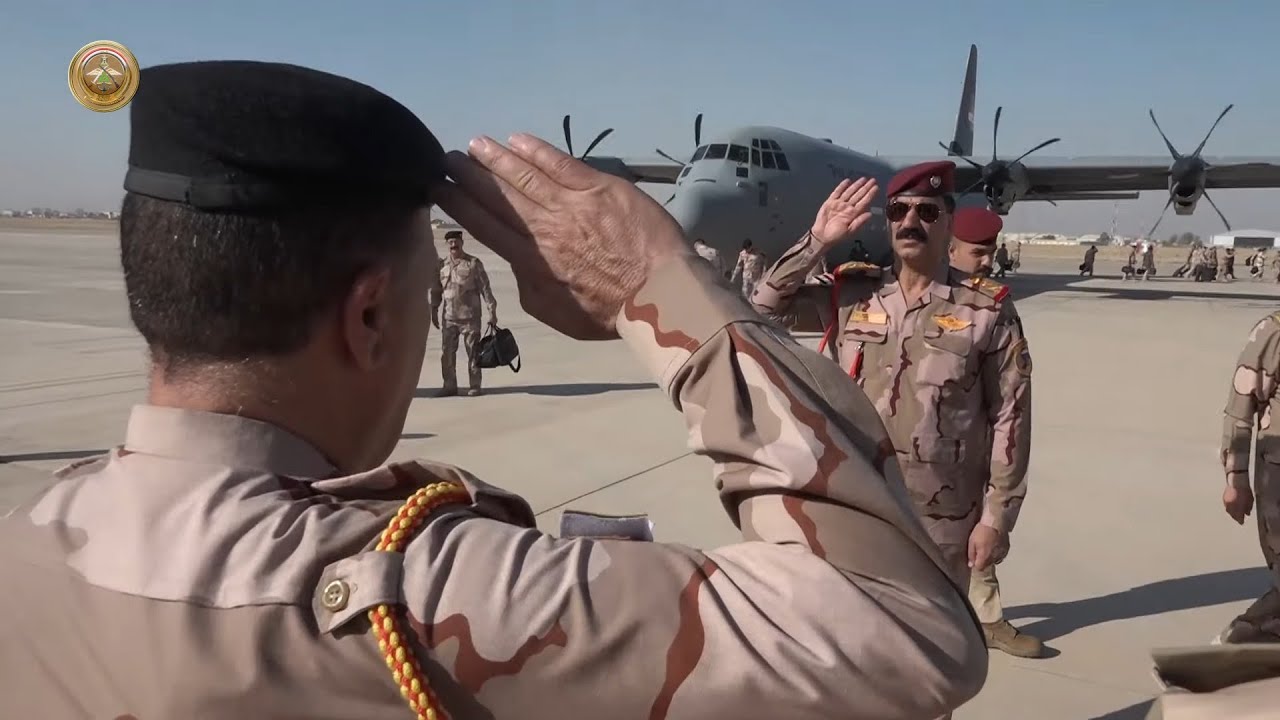 المفتشية العسكرية العامة تجري تفتيشاً تعليمياً لقاعدة طيران الجيش الرابعة والأسراب التابعة لها