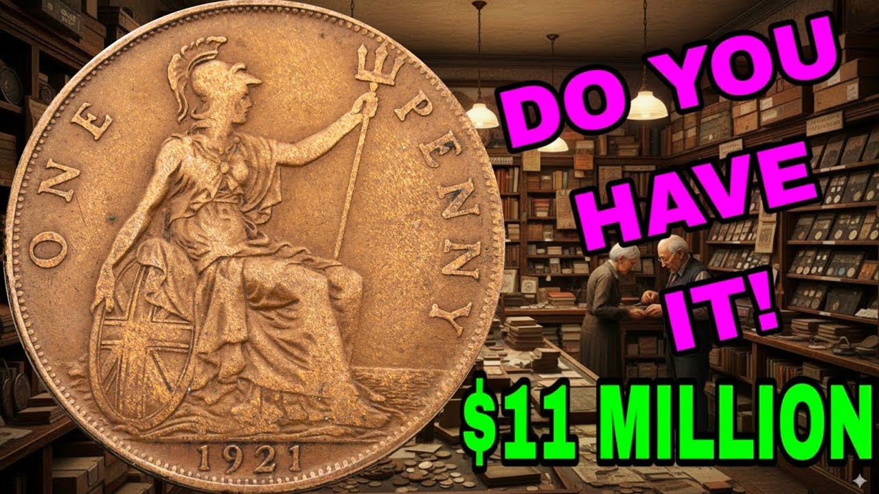 This 1921 British One Penny Worth $11 Million?! | Rarest King George V Coin Ever Found! | usacoin 🔥